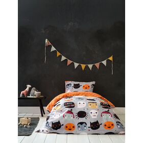 Σετ Παπλωματοθήκη Μονή - Happy Halloween