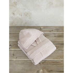 Μπουρνούζι με Κουκούλα zen - Medium - Powder Pink