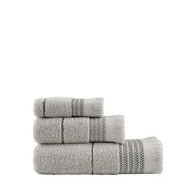 Σετ Πετσέτες (30x50 + 50x90 + 70x140) Plush - Gray