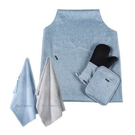 Σετ 5τμχ Κουζίνας Cook set Blue guy Laroche  100% Polyester
