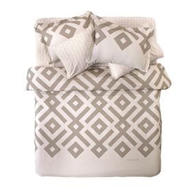 Παπλωματοθήκη Elements Natural 225x245 Suede guy Laroche Ecru top Μicrosuede / Bottom Βαμβάκι