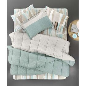 Παπλωματοθήκη Motto Aqua 225x245 guy Laroche Grey top Μicrosuede - Bottom Cotton