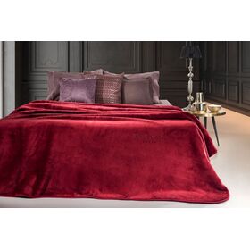 Κουβέρτα Smooth Bordeaux 220x240 guy Laroche  100% Polyester
