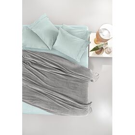Σετ 2τμχ Κουβέρτα Rombus Silver 160x220 guy Laroche  100% Pol. - Microfiber