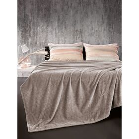 Κουβέρτα Rombus Wenge 160x220 guy Laroche Wenge 100% Velour Microfiber