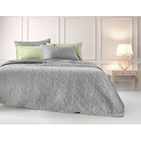 Σετ 2τμχ Κουβερλί Shadow Grey 160x220 guy Laroche  100% Fine Microfiber