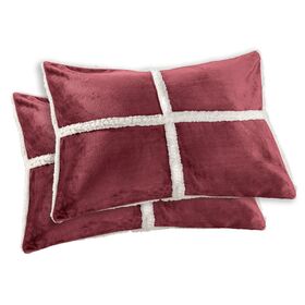Διακοσμητικά Μαξιλάρια Ζεύγος Astra Wine 50x70 guy Laroche  100% Flannel