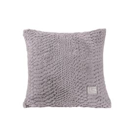 Διακοσμητική Μαξιλαροθήκη new Crusty Melanze 45x45 guy Laroche Lilac 100% Polyester art fur Ultrasoft