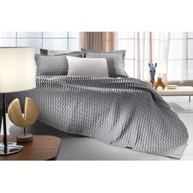 Μαξιλαράκι Φιγούρας (με Γέμιση) Tonik Anthracite 45x45 guy Laroche Anthracite 60% Βαμβάκι 40% Πολυέστερ Ζακάρ