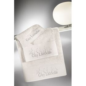 Σετ 3τμχ Πετσέτες Pandora Ivory guy Laroche  100% Cotton 500 Gr/m2 ,