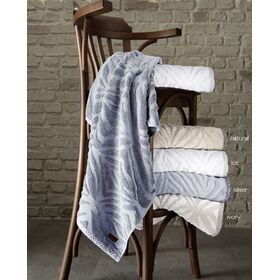 Πετσέτα Leno Natural 70x140 guy Laroche ice 100% Βαμβάκι . Βάρος 650 Gr/m²