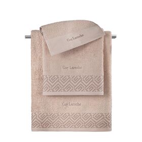 Σετ 3τμχ Πετσέτες Emblem old Pink guy Laroche  100% Cotton 500 Gr/m10