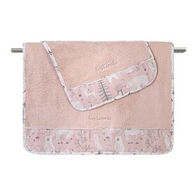 Σετ 2τμx. Βρεφικές Πετσέτες Forest Pudra guy Laroche Coral 100% Cotton