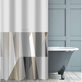 Κουρτίνα Μπάνιου Nolan Stone 180x185 guy Laroche  100% Polyester, Water Repellant