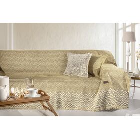 Ριχτάρι Marvin Golden Διθέσιου Καναπέ 180x250 guy Laroche  37% Cotton-21%polyester-42% Acrylic