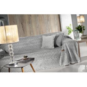 Ριχτάρι Marvin Grey Διθέσιου Καναπέ 180x250 guy Laroche  37% Cotton-21%polyester-42% Acrylic