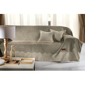 Ριχτάρι 2θέσιου Καναπέ Vento Natural 170x250 guy Laroche Natural 50% Cotton -50% Chenille