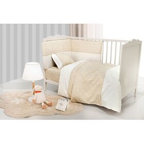 Σετ 3τμχ Βρεφική Προίκα Heaven Natural guy Laroche  100% Cotton
