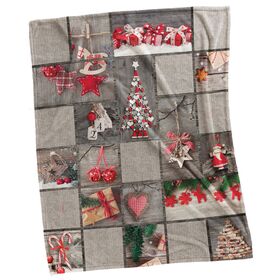 Κουβέρτα  Christmas Ultrasoft 5004 110x140 Saint Clair  100% Polyester