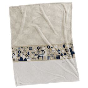 Κουβέρτα  Christmas Ultrasoft 5008 Blue 110x140 Saint Clair  100% Polyester
