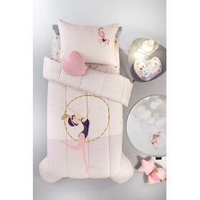 Κουβερλί Enjoy Pinky Suede 160x220 Saint Clair  100% Pol.- Microfiber