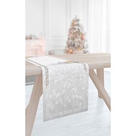 Χριστουγεννιάτικη Τραβέρσα 2030 Laser cut 40x160 Saint Clair  100% Polyester