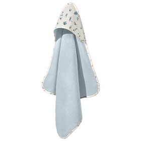 Βρεφικό Μπουρνούζι Κάπα Enjoy sky 75x75 Saint Clair  100% Cotton