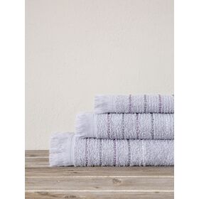 Σετ Πετσέτες (30x50 + 50x90 + 70x140) Elite - Lilac Gray