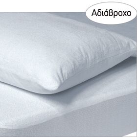 DAS HOME 1089 ΕΠΙΣΤΡΩΜΑ 180Χ200+35 ΑΔΙΑΒΡΟΧΟ WHITE