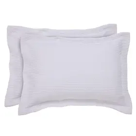 Das Home Ζευγος Μαξιλαροθηκες Happy White 9655 White