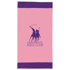 Greenwich Polo Club Πετσετα Θαλασσης 90χ170 4047 Pink, Purple