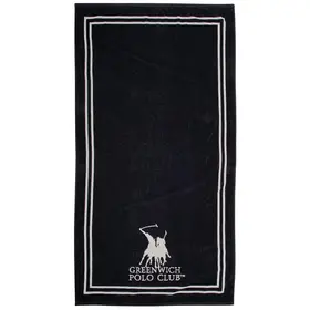 Greenwich Polo Club Πετσετα Θαλασσης 90χ170 4049 Black, Cream
