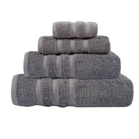 DAS HOME ΠΕΤΣΕΤΑ ΜΠΑΝΙΟΥ PRESTIGE 80Χ150 1163 DARK GREY