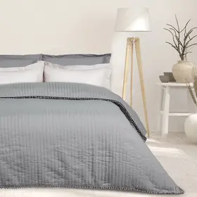 Das Home Κουβερλι Υπερδιπλο Happy 9653 Grey
