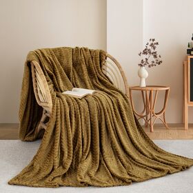 ΚΟΥΒΕΡΤΑ  FLEECE ΜΟΝΗ 180X240 ADAM HOME (550) HONEY GOLD (75)