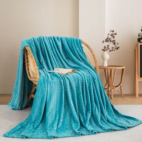 ΚΟΥΒΕΡΤΑ FLEECE ΜΟΝΗ 180X240 ADAM HOME (550) AQUA(25)