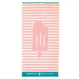 GREENWICH POLO CLUB ΠΕΤΣΕΤΑ ΘΑΛΑΣΣΗΣ 70Χ140 3892 ΛΕΥΚΟ, ΡΟΖ, ΤΥΡΚΟΥΑΖ