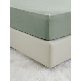 Σεντόνι Υπέρδιπλο με Λάστιχο - Tender Rock Green Nima Home