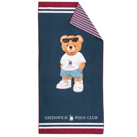 Greenwich Polo Club Junior Πετσετα Θαλασσης 70χ140 4042 Blue, red