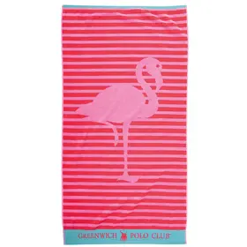 Greenwich Polo Club Junior Πετσετα Θαλασσης 70χ140 4073 Pink, red