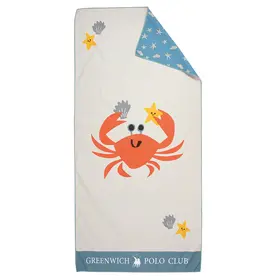 Greenwich Polo Club Junior Πετσετα Θαλασσης 70χ140 4080 Blue, Grey
