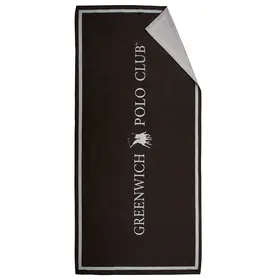 Greenwich Polo Club Πετσετα Θαλασσης 80χ170 4028 Black, Taupe