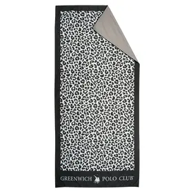 Greenwich Polo Club Πετσετα Θαλασσης 80χ170 Essential 4036 Black, Taupe