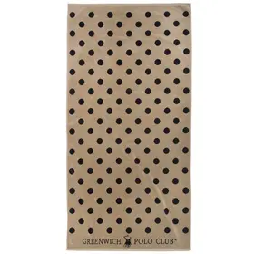 Greenwich Polo Club Πετσετα Θαλασσης 90χ170 4071 Black, Taupe