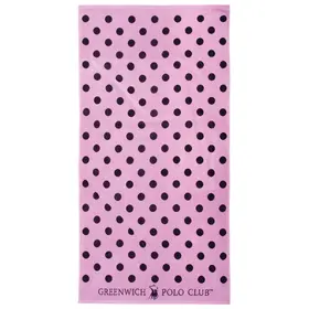 Greenwich Polo Club Πετσετα Θαλασσης 90χ170 4072 Black, Pink