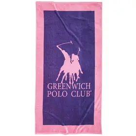 Greenwich Polo Club Πετσετα Θαλασσης 90χ180 4001 Pink, Purple