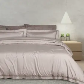Das Home Παπλωματοθηκη σετ Υπερδιπλη Executive 1700 Taupe