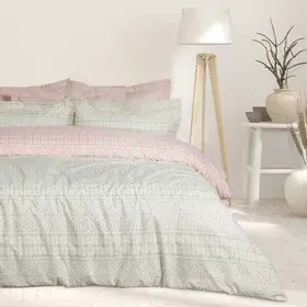 Das Home σετ Σεντονια King Happy 9674 Grey, Rose