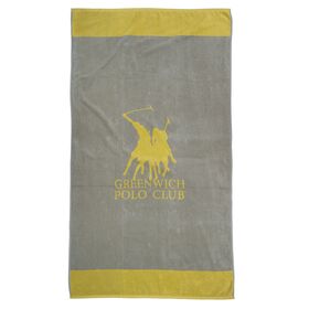 GREENWICH POLO CLUB ΠΕΤΣΕΤΑ ΘΑΛΑΣΣΗΣ 90Χ170 3889 ΓΚΡΙ, ΚΙΤΡΙΝΟ