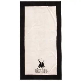 GREENWICH POLO CLUB ΠΕΤΣΕΤΑ ΘΑΛΑΣΣΗΣ 90Χ180 3858 BLACK, ECRU